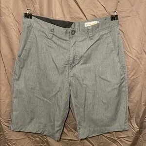 Volcom Men's Flat Front Shorts in Gray